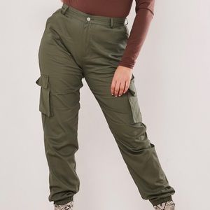 Green cargo pants